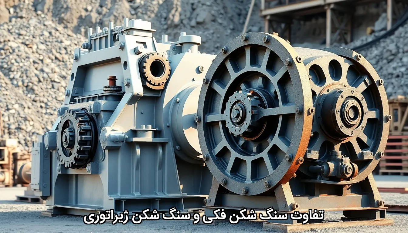 تفاوت سنگ شکن فکی و سنگ شکن ژیراتوری چیست